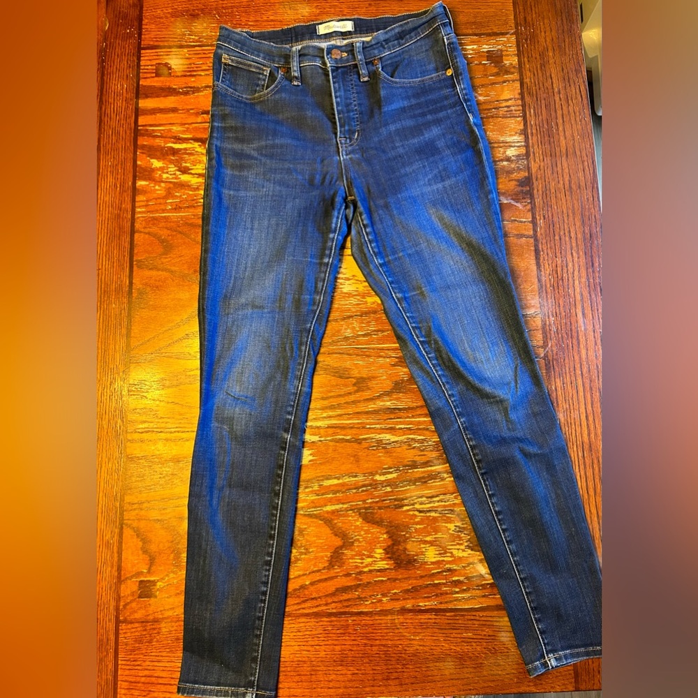 Madewell 9” High Rise Skinny Jean with Tencel size 28